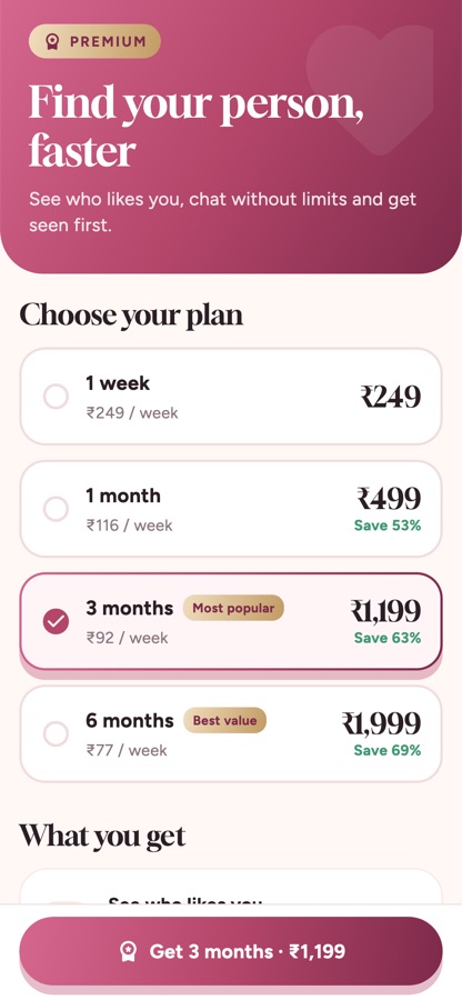 Premium plans